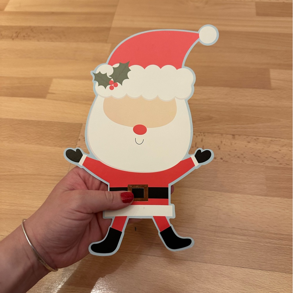 Cardstock customizable Santa - Picture 3 of 6